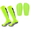 Calcetines de Fútbol de Fondo de Toalla de Venta Caliente Transfronteriza Combinación de Espinilleras de Fútbol Juego de Dos Piezas Equipo de Protección de Fútbol Profesional Venta al por Mayor Personalizada