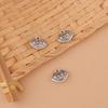 Colgante candado de larga vida de plata Xizang DIY Colgante de plata Xizang hecho a mano candado de larga vida collar de estilo étnico pulsera colgante accesorios