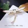 Lanhao moda tendência estilo coreano Libélula borboleta série zircônia cravejada completa broche acessórios para roupas feminina vendas diretas da fábrica