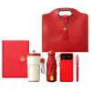 Set de Regalo Empresarial, Taza Térmica, Set de Paraguas, Bolsa Tote Portátil, Bolsa de Almacenamiento Estilo Tendencia Nacional, Logo Personalizado