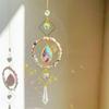 Venda Quente Transfronteiriça Suncatcher Suncatcher Leve e Sombra Sino de Vento Pingente Pedras Naturais Cristal Suncatcher