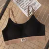 Ropa Interior Transfronteriza Sin Costuras y Sin Varillas, Minimiza Busto Grande, Recoge y Levanta, Sujetador Deportivo para Estudiantes, Anticaída, Delgado y Transpirable