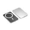 Batería Externa Magnética Inalámbrica Magsafe Transfronteriza, Aleación de Aluminio Ultradelgada 10000mAh Carga Rápida Fuente de Alimentación Móvil con Logo