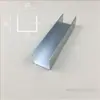 Perfil de Canaleta de Alumínio em U para Bordas, Trilho de Canaleta de Alumínio, Tira de Liga de Alumínio para Fixação de Vidro, Material de Alumínio para Canaleta de Trilho em U
