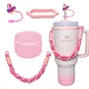 Botella de Agua Térmica Stanley Tapón Antipolvo Taza con Popote Tapa de Taza Correa de Mano Cordón para Botella de Agua Múltiples Estilos Versátiles Set