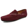 Aliexpress Quatro Estações Couro Nobuck Gorro Sapatos Leves Slip-On Sapatos de Gorro Transfronteiriços Tamanho Grande Mocassins Sapatos Simples Masculinos