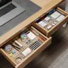 Caja de Almacenamiento Retráctil Cajón Divisor Tipo Cajón Organizador Empotrable Compartimento para Vajilla de Cocina Papelería de Escritorio Cosméticos Caja
