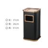 Cubo de Cenizas de Venta Caliente Vestíbulo de Hotel Papelera de Acero Inoxidable de Alta Gama con Cenicero Pasillo de Empresa Entrada de Ascensor Comercial
