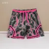 Shorts Esportivos de Comprimento no Joelho com Estampa Transfronteiriça, Malha de Basquete Secagem Rápida Treinamento de Corrida Tendência Verão Estilo Fino