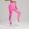 Pantalones de yoga con efecto tie-dye de 12 colores, sin costuras, de cintura alta, color melocotón, para mujer, de secado rápido, deportivos y de yoga.