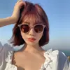 Gafas de Sol Redondas Ultra Ligeras Estilo Retro Personalizadas Color Caramelo Estilo Callejero Mismo Estilo que Celebridad de Internet Protección Solar y Protección UV