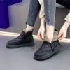 Botas de nieve de cuero modernas y elegantes para mujer, nueva colección invierno 2026, con forro de felpa añadido y diseño engrosado, adecuadas para climas fríos, antideslizantes y cálidas