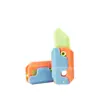 Cuchillo de rábano del mismo estilo Douyin, cuchillo de gravedad 3D, tarjeta de empuje de descompresión, juguete pequeño, ventilación, cuchillo de gravedad divertido, rábano pequeño
