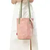 Bolso de Hombro Artístico de Felpa Corta Estilo Chino Personalizado con Estampado Completo, Bolso Cubo Regalo Hanfu, Producto Creativo Cultural de Lona