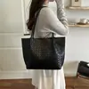 2026 Bolso de Mano Tejido Estilo Coreano Nuevo para Mujer, Bolso de Hombro de Gran Capacidad, Bolso de Axila de Alta Gama para Viajes Diarios, Bolso de Mano