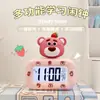 Mini despertador electrónico dedicado al estudio para estudiantes, cuenta regresiva, pantalla de temperatura, despertador de escritorio para niños y niñas