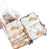 Bolsa de almacenamiento de compresión al vacío para enrollar a mano de viaje de bolsillo ropa sin aire ropa artefacto de viaje equipaje Especial