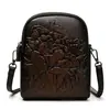 Bolso de moda de lujo ligero de alta gama para mujer, estilo chino y étnico, multicapa, adecuado para madres de mediana edad y mayores, bolso de mano para teléfono para hombro y cruzado