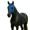 Cubierta de Cabeza de Caballo con Tela de Malla Transpirable, Velcro Ajustable, Protección Solar, Protección contra el Viento y la Arena, Máscara para Caballo, Protección contra Mosquitos de Verano, Accesorios Ecuestres