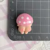 Acessórios de Resina de Cogumelo com Bumbum de Bolinhas Desenho Animado Acessórios para Pulseira DIY Feita à Mão Corrente de Celular