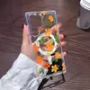 Funda de Teléfono con Flor de Vid Más Vendida en Comercio Exterior Adecuada para Samsung S25Edge, Funda Transparente de Acrílico Magnético Fresca y Simple
