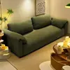 Sofá perezoso, sofá de tela para apartamento pequeño, sofá moderno para sala de estar, adecuado para apartamentos de alquiler, asiento doble o triple, sofá cama de línea recta