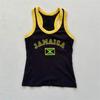 Comércio Exterior Europeu e Americano AliExpress Verão 2023 Novo Colete Feminino com Letras Estampado Gola Redonda Mostrando o Umbigo Meninas Quentes Y2K Top