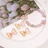 Cuentas de vidrio transparentes con alas de 11x20 mm Materiales para abalorios DIY Materiales para pulseras Pendiente Collar Joyería Accesorios de cuentas sueltas