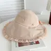 Sombrero de Sol para Mujer 2026, Protección Solar, Protección UV, Nuevo Estilo Primavera y Verano, Sombrero Abierto Informal con Ala de Encaje, Sombrero de Sol de Ala Ancha