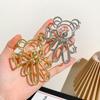 Corea del Sur oso hueco clip de metal hembra verano parte posterior de la cabeza clip grande de tiburón pinza para el cabello pinza para el cabello celebridad de Internet accesorios para el cabello