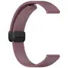 Adecuado para series de relojes Samsung/Huawei, Correa de Silicona Plegable con Hebilla Magnética Patrón Lichi 18/20/22mm Universal