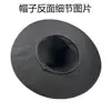Sombrero de Brujo Hechicero de Halloween para Adultos Niños Fiesta de Graduación Disfraz Accesorios para la Cabeza Sombrero Negro de Bruja Puntiagudo