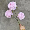 Pintura a Óleo de Rosas Novo Estilo, Flores Artificiais, Rosas Estilo Europeu, Flores de Casamento, Flores para Decoração de Casamento Austin, Flores Artificiais para Comércio Exterior