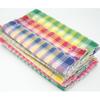 Algodón poliéster borde de media luna roto Cuadros color regalo para mujer pañuelo toalla vintage toalla cuadrada absorbente de sudor a la antigua