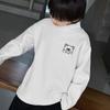 Niños y Niñas Cuello Medio Alto Manga Larga Ropa para Niños 24 Otoño e Invierno Nuevo Camiseta de Fondo de Terciopelo para Niños Camiseta para Niñas Top Trbottomy