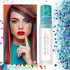 Bastón de Brillo Corporal para Festival de Carnaval Transfronterizo, Bastón de Brillo para Rostro, Sombra de Ojos con Brillo de Sirena, Maquillaje con Brillo Holográfico