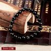 Pulseira de Contas Soltas de Obsidiana Natural Contas Redondas DIY Feito à Mão Miçangas Acessórios Semiacabados Fornecimento Direto da Fábrica Contas