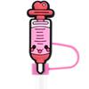 Explosiones Transfronterizas Serie Médica Tapa de Pajita 10mm Universal Creativa Dibujos Animados Fiesta Pajita Hebilla Decorativa Tapón Antipolvo
