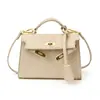 Bolsa Satchel Casual Elegante Pequena Quadrada para Mulheres Moda Outono 2025 Elegante Exquisite Tendência Bolsa de Ombro Único Transversal