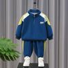 Ropa para niños Ropa de primavera para niños Traje deportivo 2025 Nuevo Tesoro para hombres guapos Joven maestro Ropa de primavera y otoño Ropa para niños