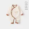 Mameluco para recién nacido, Ropa de bebé, Estilo primavera y otoño para lactantes, Algodón puro, Mameluco de mariposa Clase A, Talla 59, 0-3 Meses, Año del Caballo