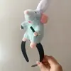 Nuevos Accesorios para el Cabello de Zinc Qi Diadema Ratatouille Diadema Muñeco de Ratón Pasador de Ratón Pequeño Muñeco de Sombrero Diadema