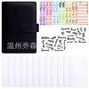 Cuaderno Fresco y Sencillo Estilo Macarrón Transfronterizo, Planificador Minimalista de Hojas Sueltas para Niñas, Bloc de Notas Creativo A6 para Estudiantes de Primaria y Secundaria
