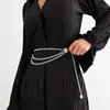 Cadena de Cintura con Colgante de Metal Elegante Transfronterizo Nueva Moda Tendencia Cadena para el Cuerpo de Chica Popular Cadena de Cinturón para Vestido