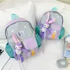 Mochilas de Cor Contrastante para Meninos e Meninas, Mochilas Escolares Infantis Ultra-Leves Casuais, Novos Modelos da Moda 2026 para Alunos de Jardim de Infância e Ensino Fundamental