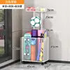 Cesta de Almacenamiento para Esterillas de Yoga, Estante de Almacenamiento para Equipos Deportivos y de Fitness en Casa, Estante de Almacenamiento Doméstico para Rellenar Espacios para Bádminton y Baloncesto