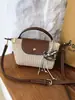 Nova Bolsa Estilo Flap Color Block, Quadrada Horizontal de Palha PU Tecida na Moda e Tendência, Bolsa de Ombro, Bolsa Transversal, Bolsa de Mão