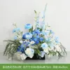 Arreglo de Flores de Mesa Cascada Decoración con Flores Artificiales para Paisajismo de Sala de Estar, Decoración de Interiores y Adornos de Mesa