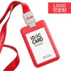 Credencial de Trabajo de Plástico Impresa con UV con Cordón de Hebilla Retráctil, Portatarjetas de Identificación, Credencial de Trabajo, Tarjeta de Campus Estudiantil, Portatarjetas de Autobús