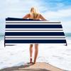 Serie de patrones de rayas de microfibra toalla de playa para nadar toalla de playa suministro directo de fábrica para viajes secado rápido toalla de playa